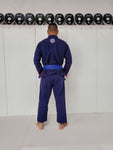 Grind Kaha Premium Gi - Navy Blue with Red Stitching